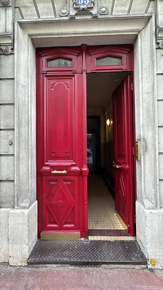 Peinture porte d’entrée Levallois-Perret 92300